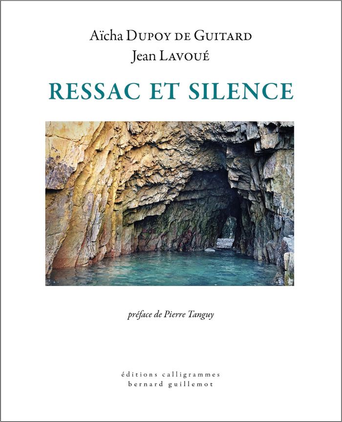 Couverture du livre « Ressac et silence » de Aïcha Dupoy de Guitard, librairie Les Contes Infusés à Corte