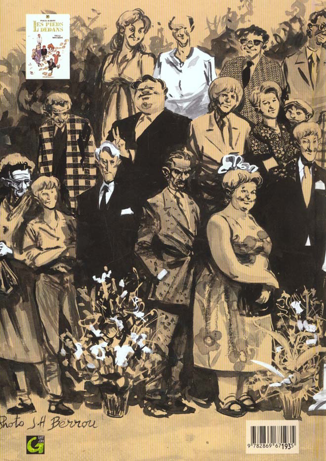 Quatrième de couverture de « LES PIEDS DEDANS - TOME 02 - A LA NOCE COMME A LA NOCE »