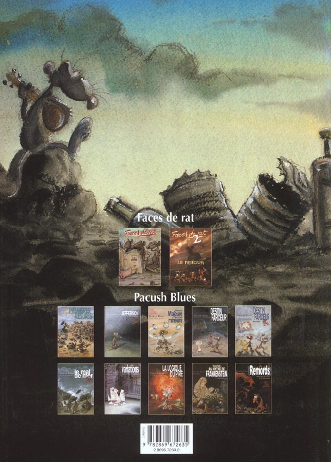 Quatrième de couverture de « PACUSH BLUES - TOME 06 - SIXTE MINEURE - LE MAL DE MER »