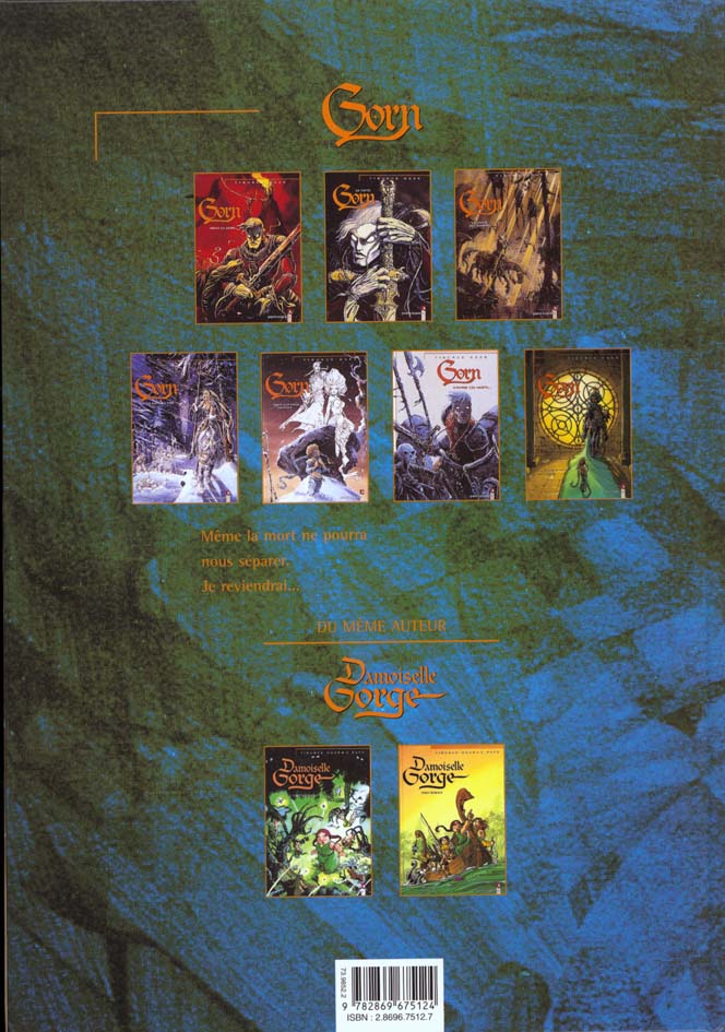 Quatrième de couverture de « GORN - TOME 05 - CEUX QUI NOUS HANTENT... »