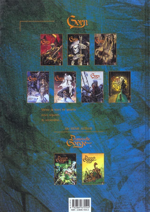 Quatrième de couverture de « GORN - TOME 01 - MEME LA MORT »