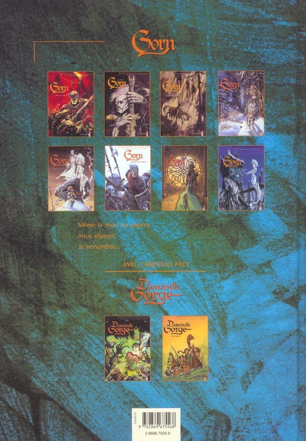 Quatrième de couverture de « GORN - TOME 03 - LA DANSE DES DAMNES »