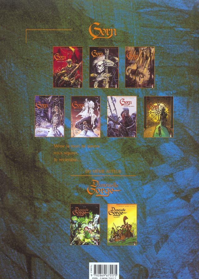 Quatrième de couverture de « GORN - TOME 04 - LE SANG DU CIEL »