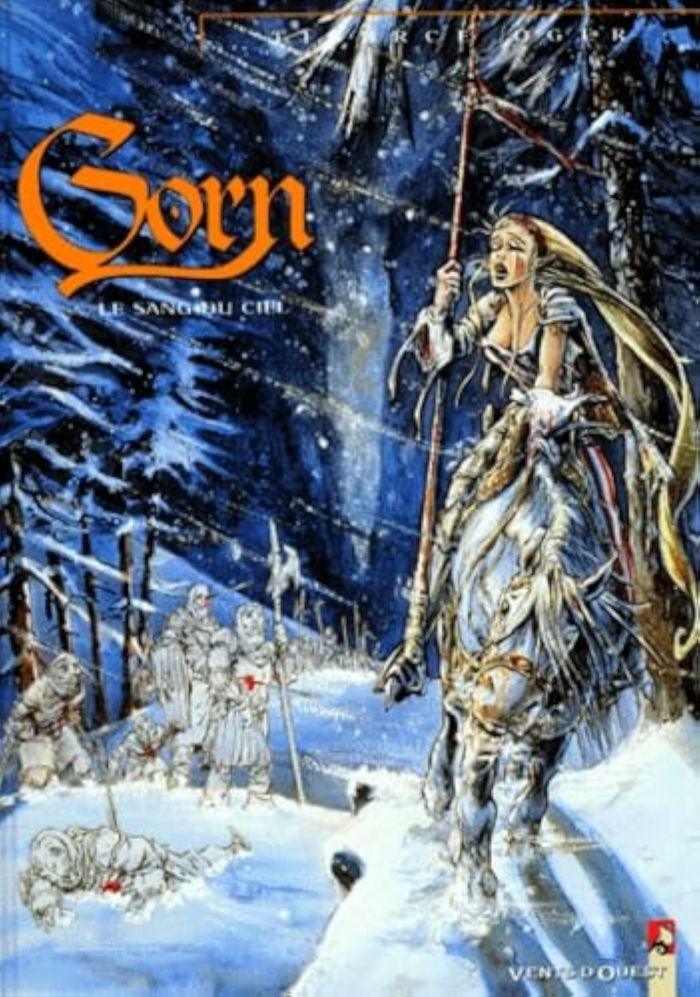 Couverture du livre « GORN - TOME 04 - LE SANG DU CIEL » de Tiburce Oger, librairie Les Contes Infusés à Corte