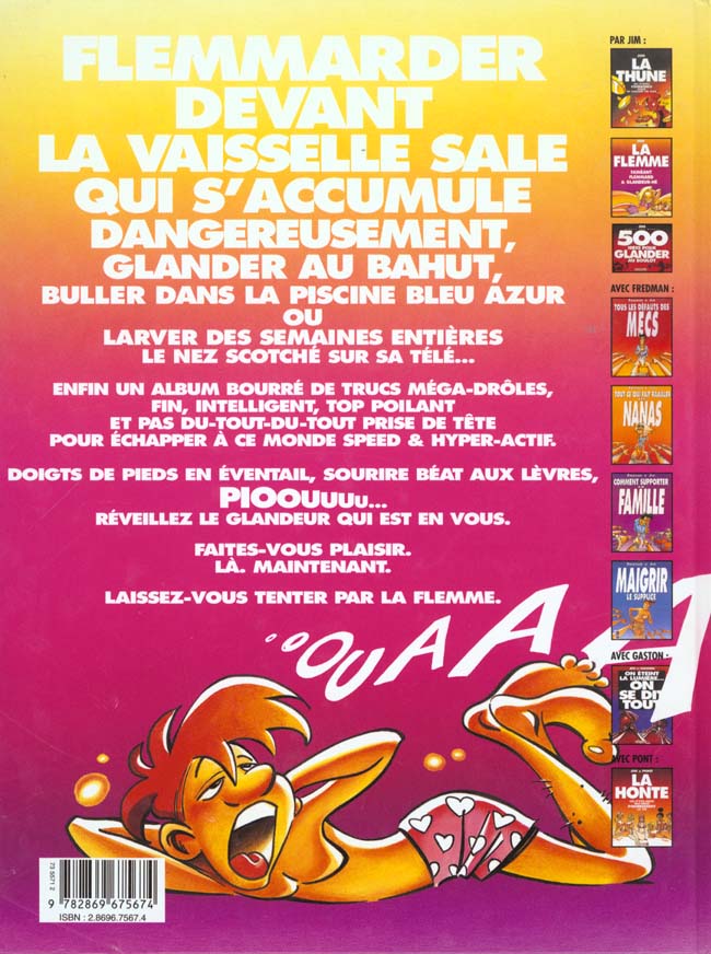 Quatrième de couverture de « LA FLEMME »