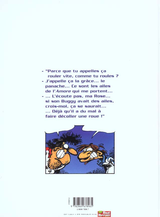 Quatrième de couverture de « CALAGAN - RALLYE RAID - TOME 01 »