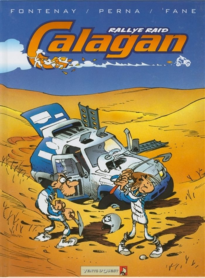 Couverture du livre « CALAGAN - RALLYE RAID - TOME 01 », librairie Les Contes Infusés à Corte