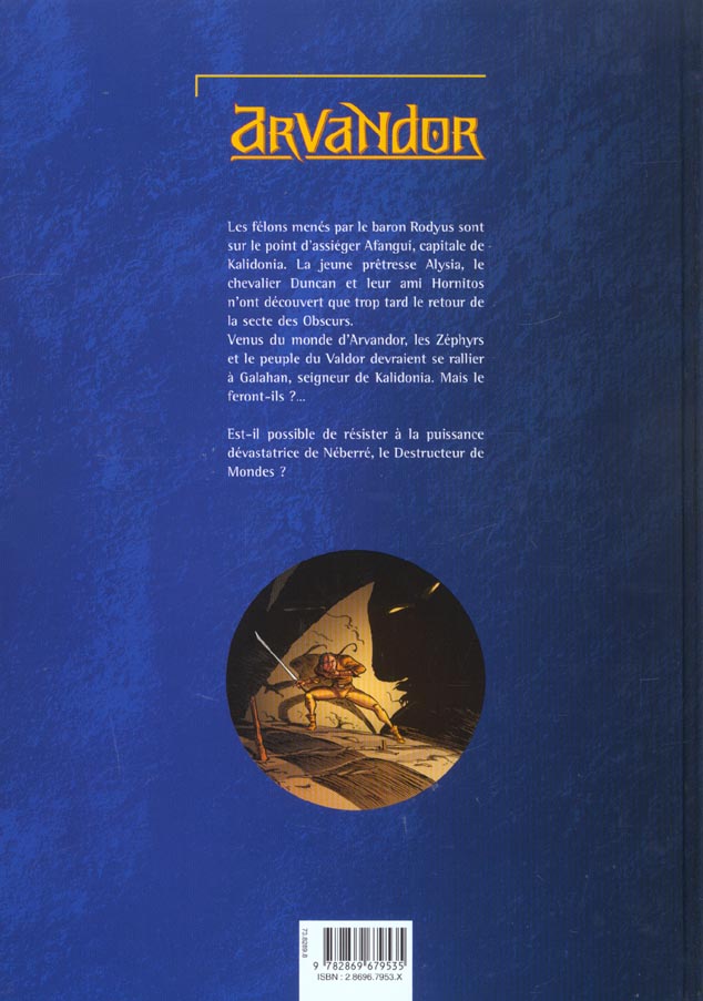 Quatrième de couverture de « ARVANDOR - TOME 02 - LE CHANT DES AMES »