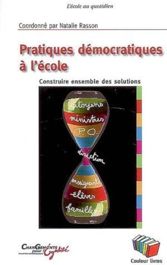 Couverture du livre « PRATIQUES DEMOCRATIQUES A L'ECOLE » de Rasson, librairie Les Contes Infusés à Corte