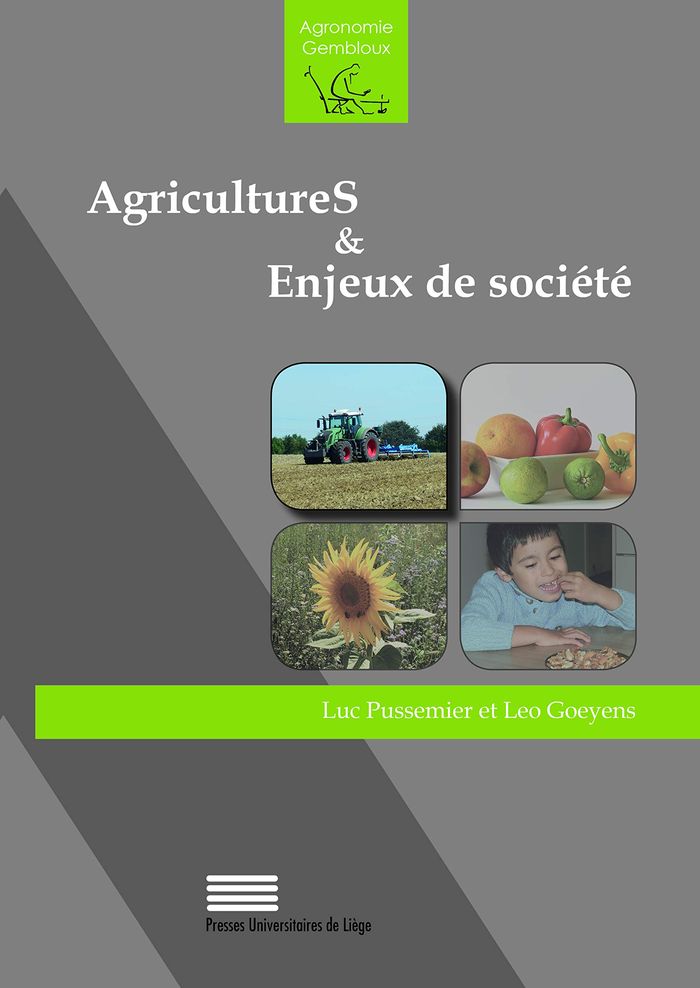 Couverture du livre « AGRICULTURES ET ENJEUX DE SOCIETE » de Luc Pussemier, Goeye, librairie Les Contes Infusés à Corte