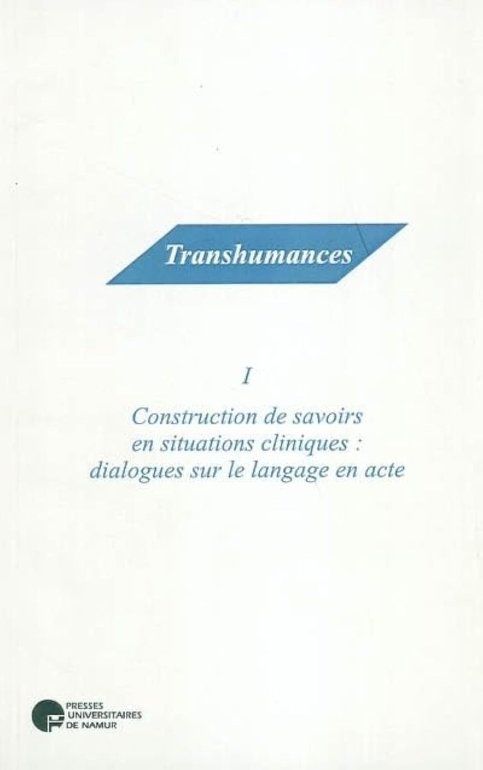 Couverture du livre « CONSTRUCTION DE SAVOIRS EN SITUATIONS CLINIQUES: DIALOGUES SUR LE LANGAGE EN ACTE » de Giot, librairie Les Contes Infusés à Corte