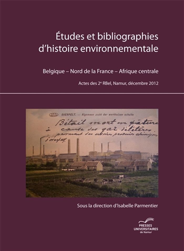 Couverture du livre « ETUDES ET BIBLIOGRAPHIES D'HISTOIRE ENVIRONNEMENTALE » de Collectif, librairie Les Contes Infusés à Corte