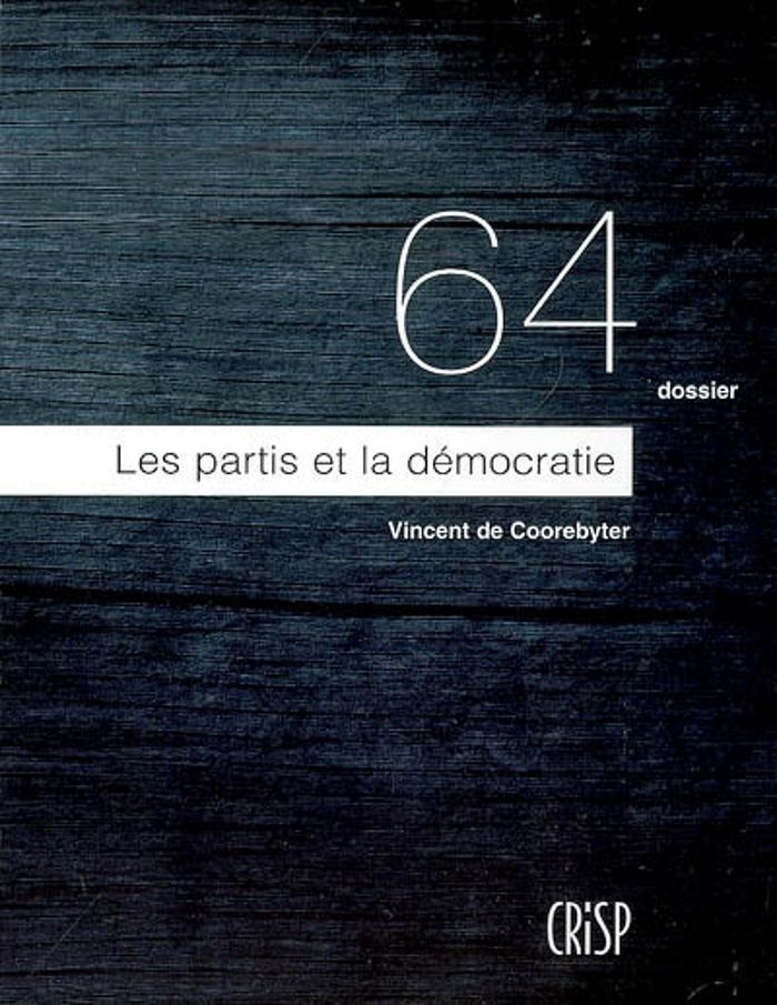 Couverture du livre « LES PARTIS ET LA DEMOCRATIE », librairie Les Contes Infusés à Corte