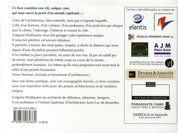 Quatrième de couverture de « HABITER. UN ART DE VIVRE »