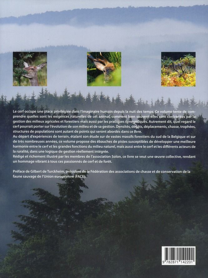 Quatrième de couverture de « REGARDS DE CERF - ASBL SOLON SOUS LA PLUME DE GERARD JADOUL »