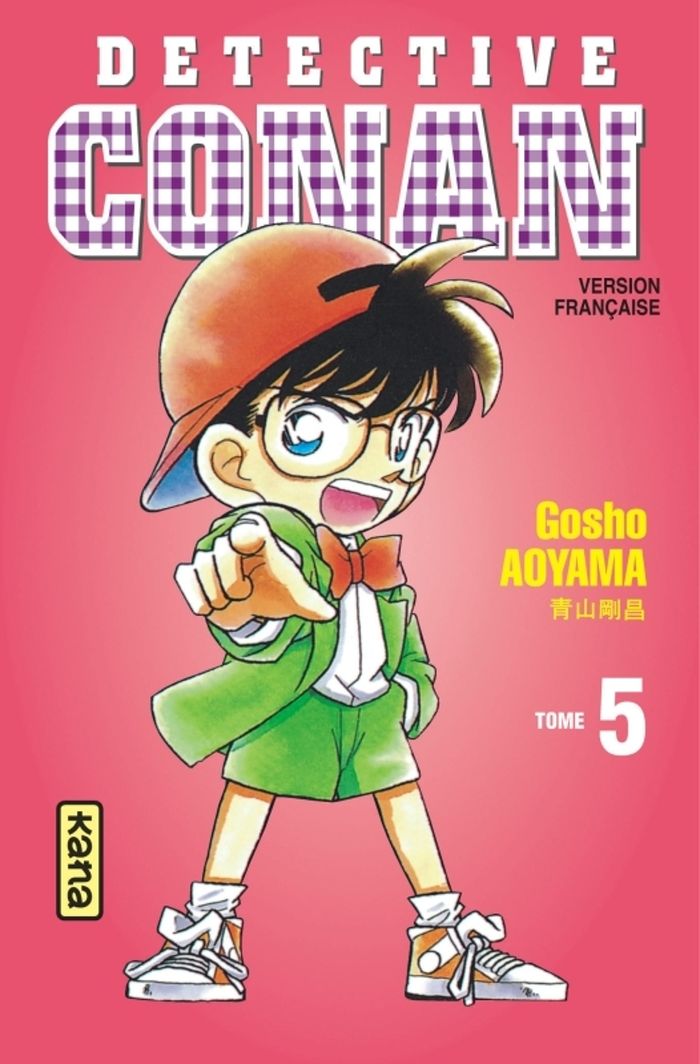 Couverture du livre « DETECTIVE CONAN - TOME 5 » de Aoyama Gosho, librairie Les Contes Infusés à Corte
