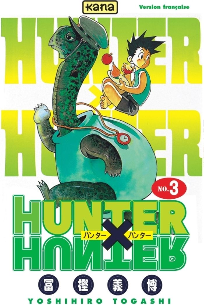 Couverture du livre « HUNTER X HUNTER - TOME 3 » de Togashi Yoshihiro, librairie Les Contes Infusés à Corte