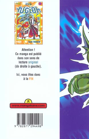 Quatrième de couverture de « YU-GI-OH ! - TOME 21 »