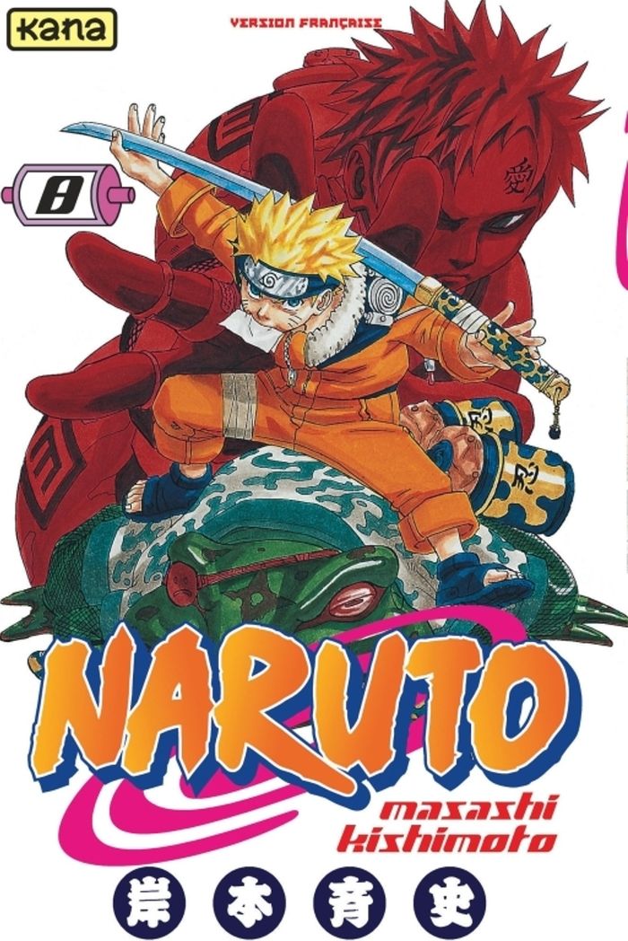 Couverture du livre « NARUTO - TOME 8 », librairie Les Contes Infusés à Corte