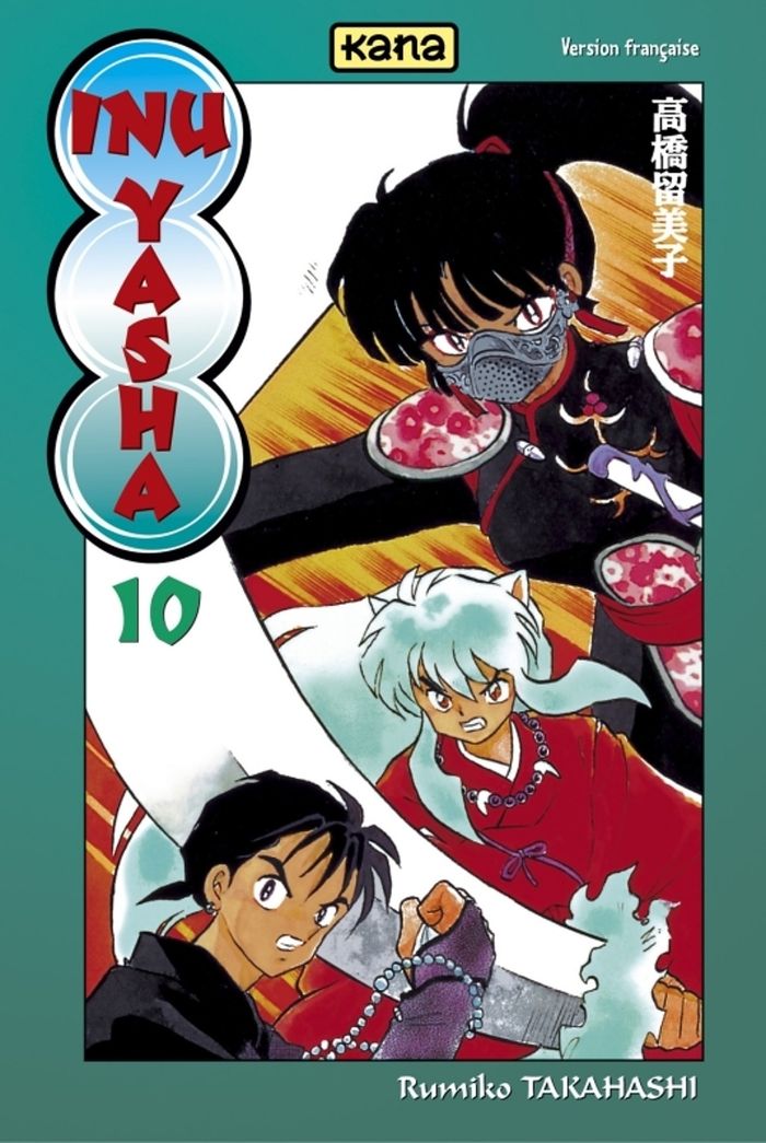 Couverture du livre « INU-YASHA - TOME 10 » de Takahashi Rumiko, librairie Les Contes Infusés à Corte