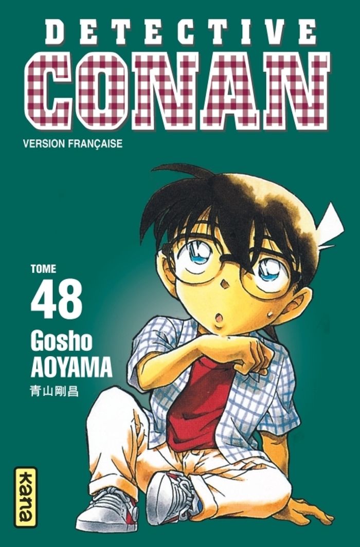 Couverture du livre « DETECTIVE CONAN - TOME 48 » de Aoyama Gosho, librairie Les Contes Infusés à Corte