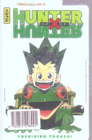 Quatrième de couverture de « Hunter x Hunter »