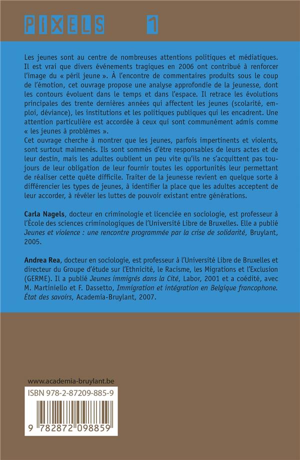 Quatrième de couverture de « JEUNES A PERPETE - GENERATION A PROBLEMES OU PROBLEME DE GENERATIONS ? »