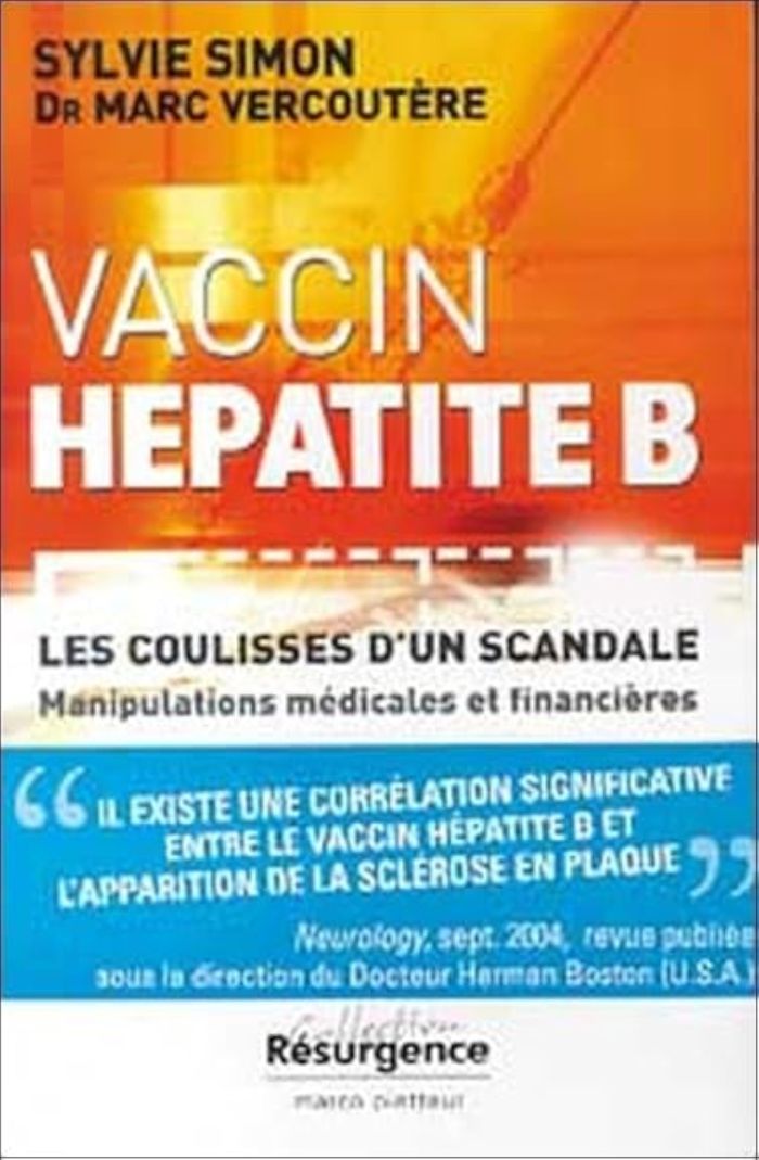 Couverture du livre « VACCIN HEPATITE B - COULISSE D'UN SCANDALE », librairie Les Contes Infusés à Corte