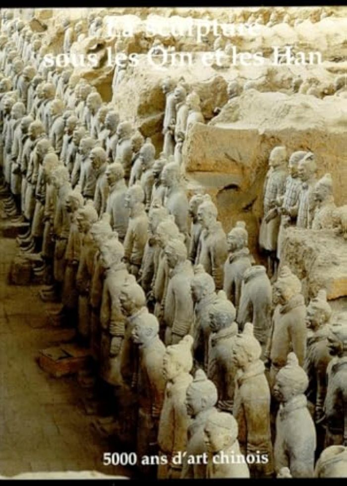 Couverture du livre « 5000 D'ART CHINOIS: SCULTURE QIN/HAN T2 » de Weinuo Jin, librairie Les Contes Infusés à Corte