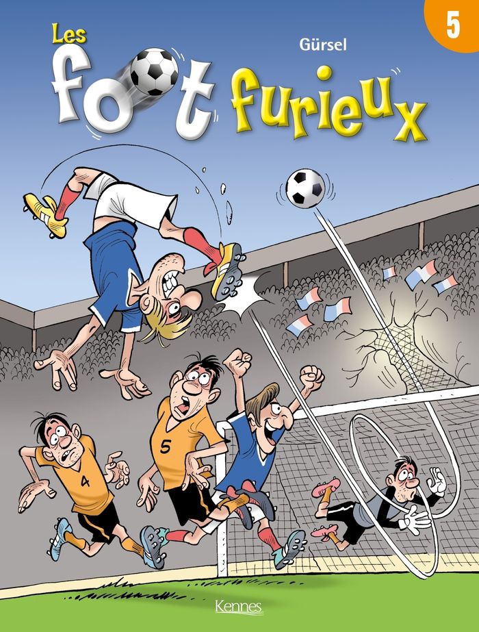 Couverture du livre « LES FOOT FURIEUX T05 » de Gurcan Gursel, librairie Les Contes Infusés à Corte