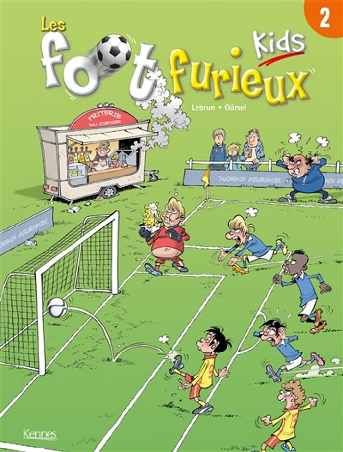 Couverture du livre « LES FOOT FURIEUX KIDS T02 » de Gurcan Gursel, librairie Les Contes Infusés à Corte