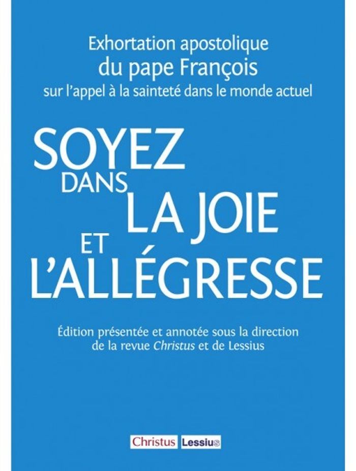 Couverture du livre « SOYEZ DANS LA JOIE ET L'ALLEGRESSE » de Francois Pape, librairie Les Contes Infusés à Corte