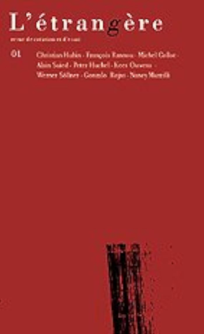 Couverture du livre « L'ETRANGERE N 1 » de Pierre-Yves Soucy, librairie Les Contes Infusés à Corte