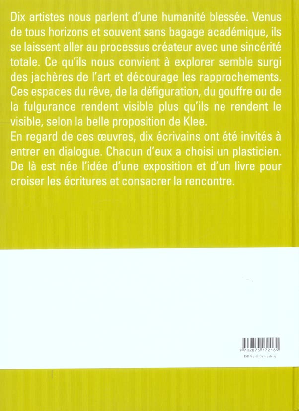 Quatrième de couverture de « LA CHAMBRE DU REGARD »