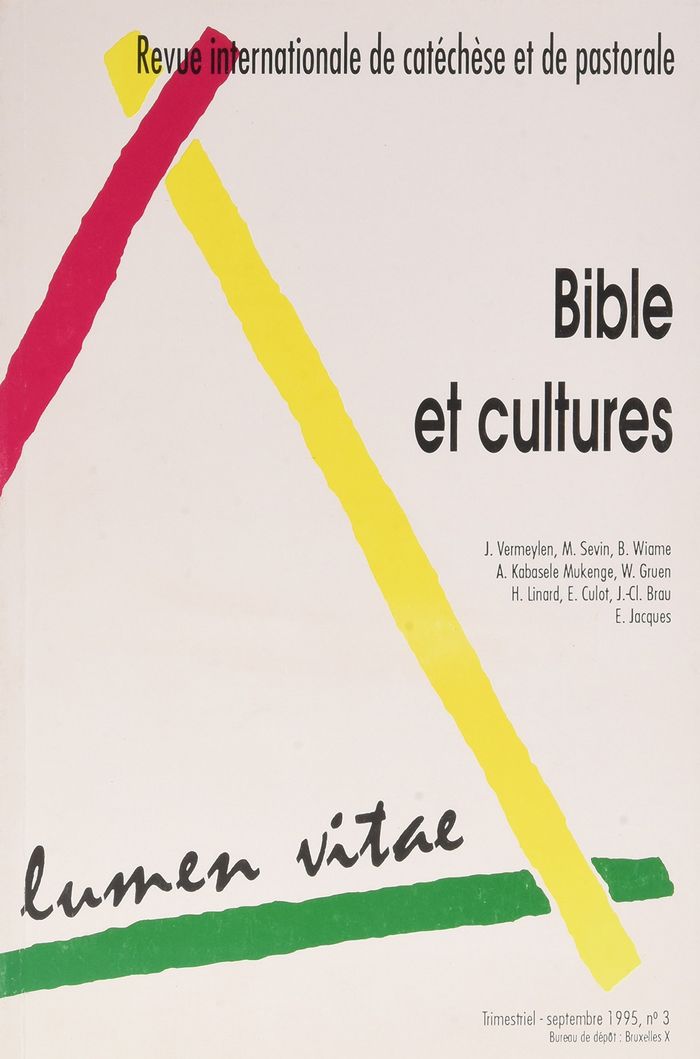 Couverture du livre « BIBLE ET CULTURES » de Collectif, librairie Les Contes Infusés à Corte