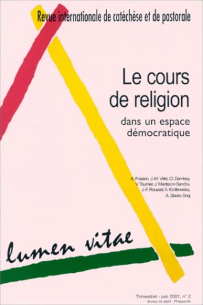 Couverture du livre « LE COURS DE RELIGION DANS UN ESPACE DEMOCRATIQUE. REVUE 2001/02 » de Collectif, librairie Les Contes Infusés à Corte
