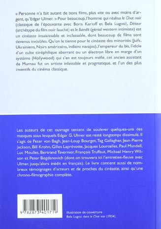 Quatrième de couverture de « LE BANDIT DEMASQUE »