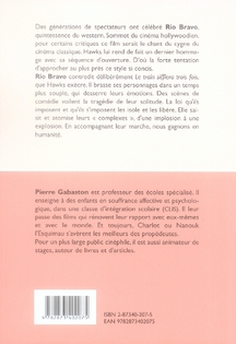 Quatrième de couverture de « RIO BRAVO DE HOWARD HAWKS - COTE FILMS N 5 »