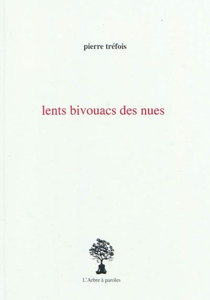 Couverture du livre « LENTS BIVOUACS DES NUES » de Pierre Trefois, librairie Les Contes Infusés à Corte