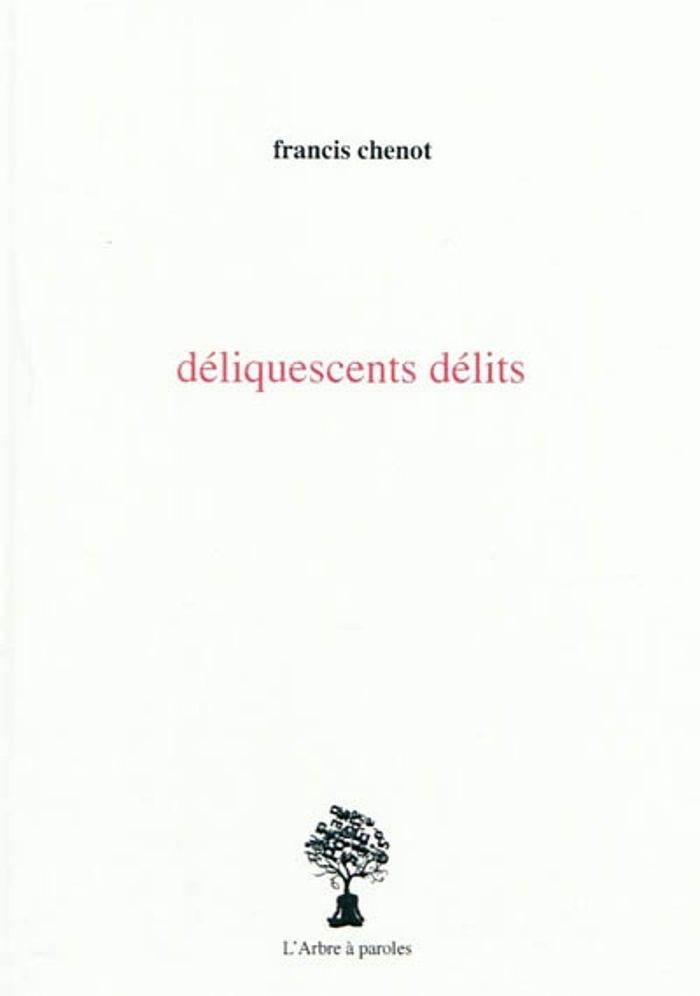 Couverture du livre « DELIQUESCENTS DELITS », librairie Les Contes Infusés à Corte