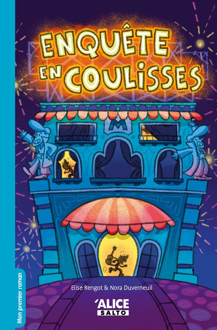 Couverture du livre « Enquête en coulisses » de Élise Rengot, librairie Les Contes Infusés à Corte