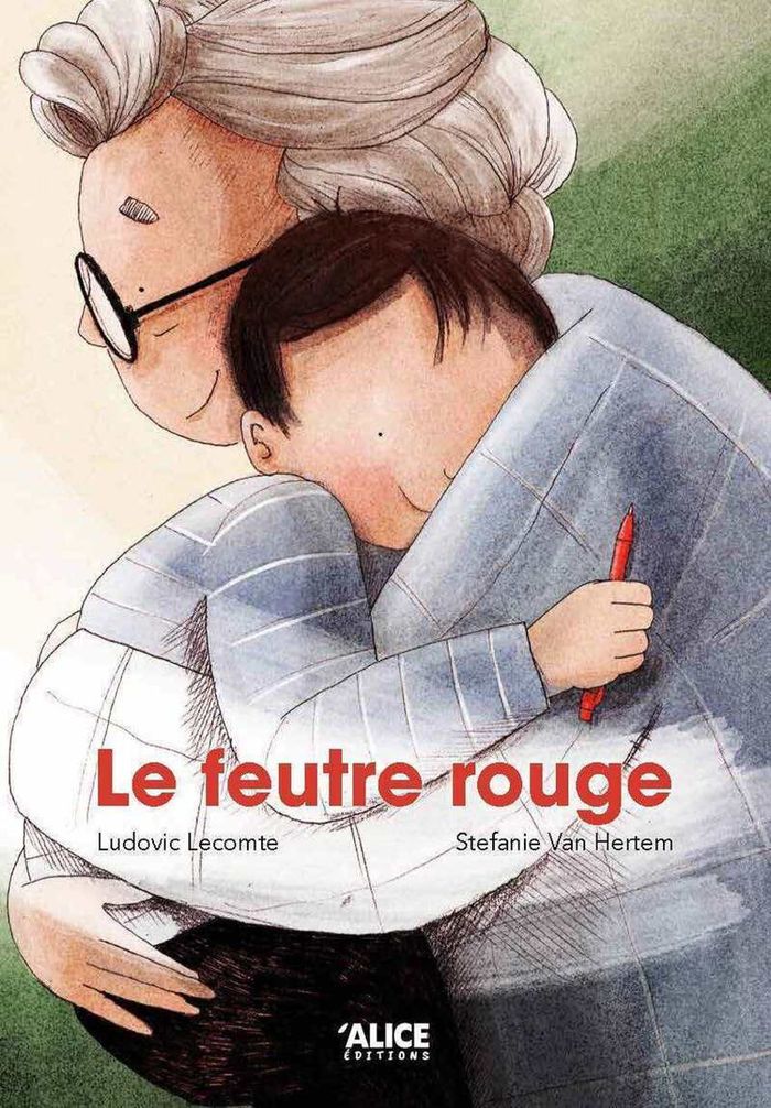 Couverture du livre « Le feutre rouge » de Ludovic Lecomte, librairie Les Contes Infusés à Corte