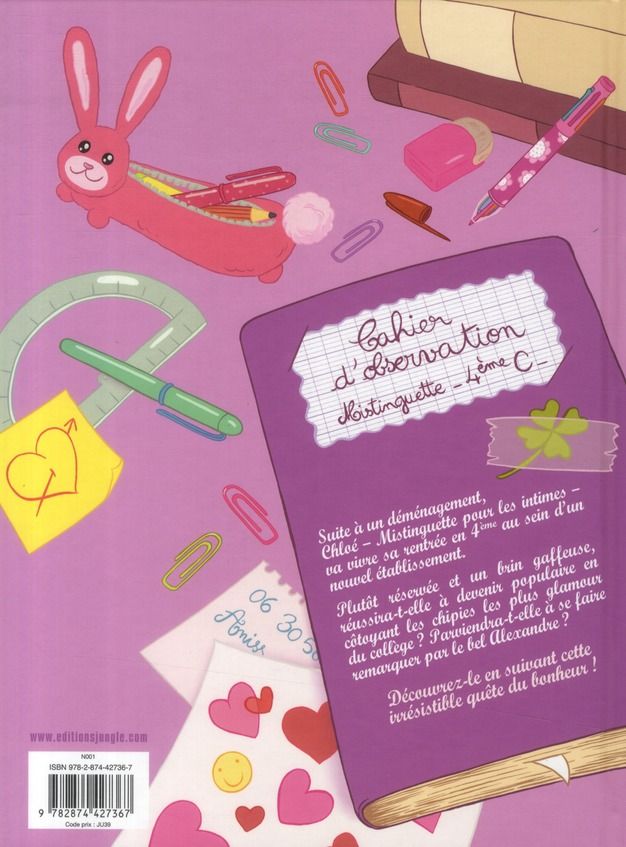 Quatrième de couverture de « MISTINGUETTE - TOME 1 EN QUETE D'AMOUR - VOL01 »