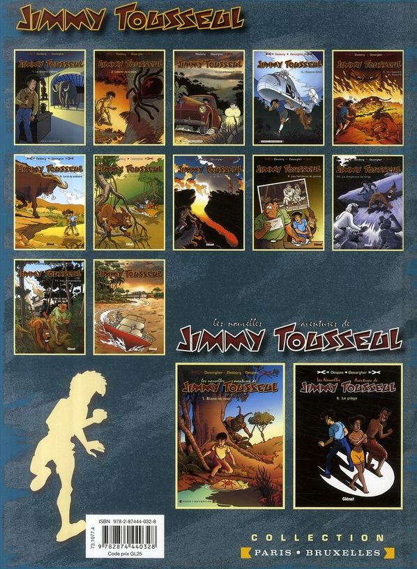 Quatrième de couverture de « LES NOUVELLES AVENTURES DE JIMMY TOUSSEUL - TOME 03 - LA CROISIERE ASSASSINE »