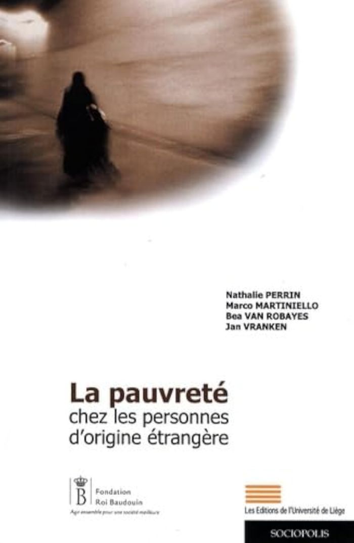 Couverture du livre « LA PAUVRETE CHEZ LES PERSONNES D'ORIGINE ETRANGERE » de Nathalie Perrin, librairie Les Contes Infusés à Corte
