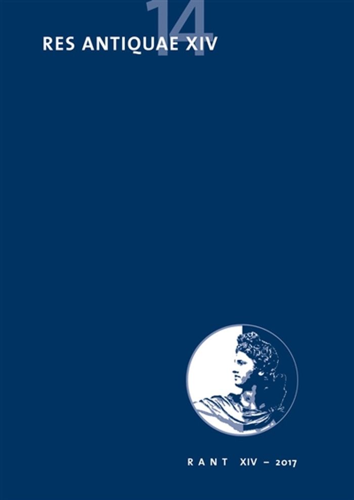 Couverture du livre « RES ANTIQUAE 2017 (TOME XIV) » de Collectif, librairie Les Contes Infusés à Corte