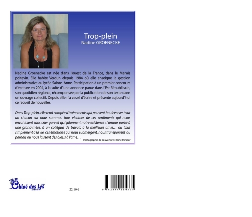 Quatrième de couverture de « TROP PLEIN »