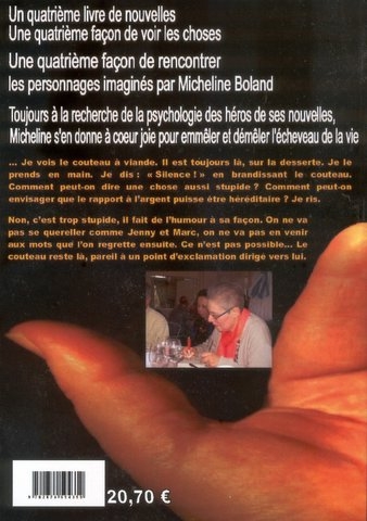 Quatrième de couverture de « NOUVELLES A FLEUR DE PEAU »