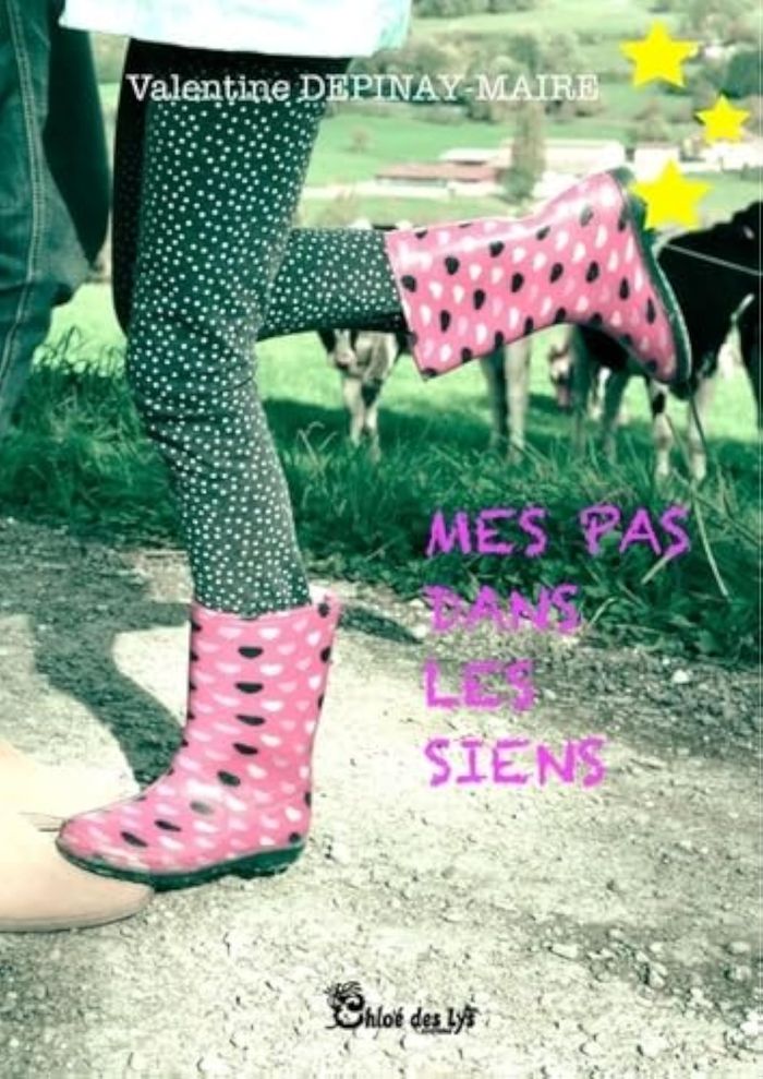 Couverture du livre « MES PAS DANS LES SIENS » de D. Maire Valentine, librairie Les Contes Infusés à Corte