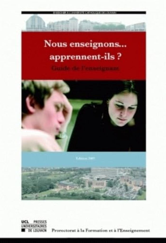 Couverture du livre « NOUS ENSEIGNONS...ILS APPRENNENT », librairie Les Contes Infusés à Corte